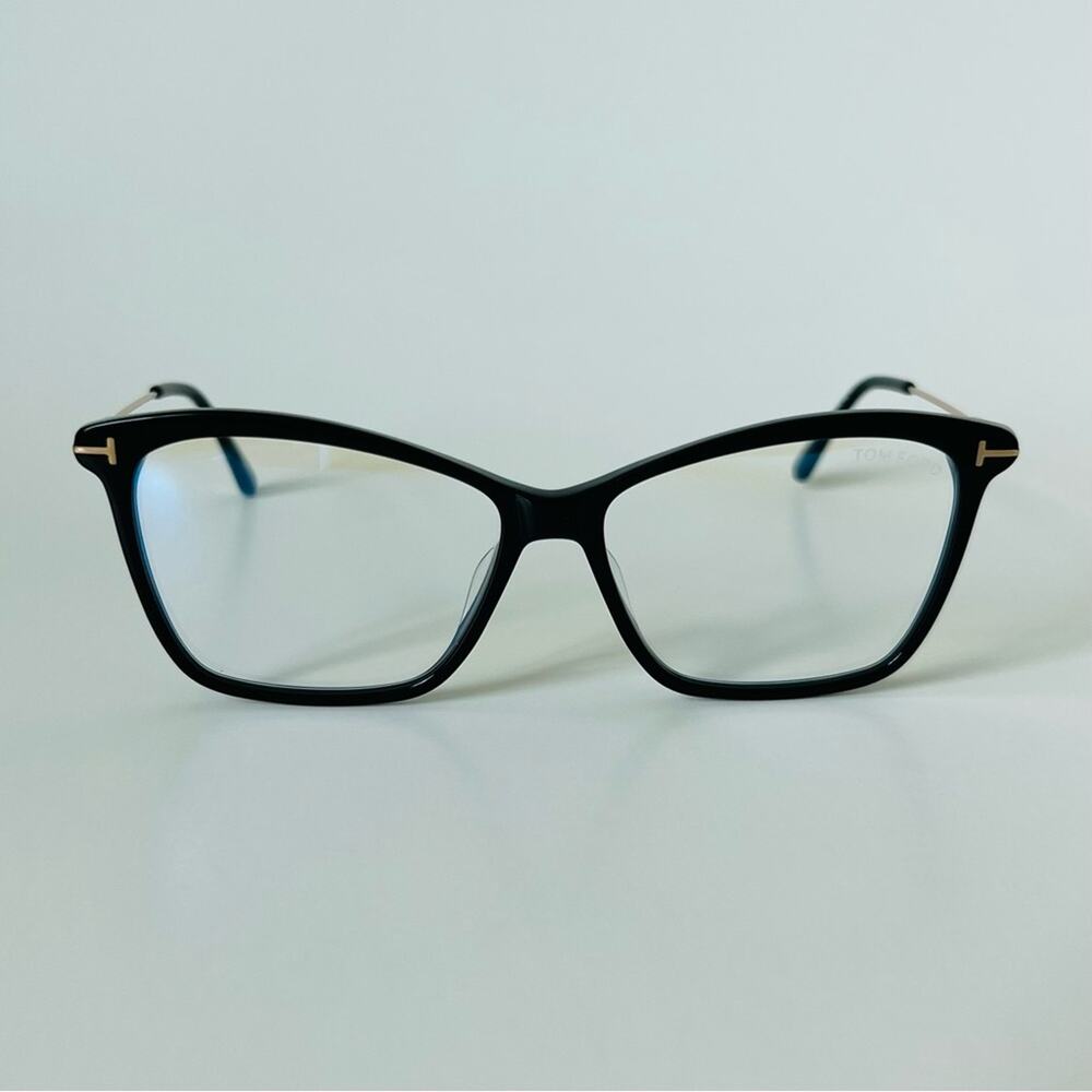 New Tom Ford TF5687-F-B 001 56/14/140 Women Eyeglasses Authentic
